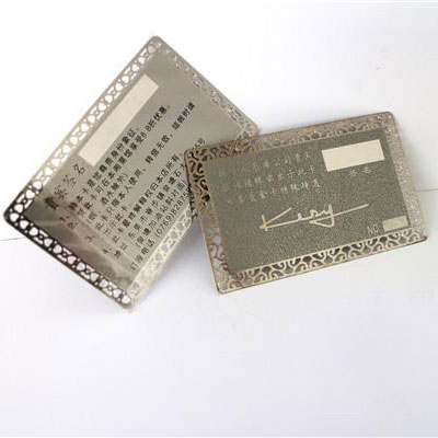 雕花會員卡定做，PVC卡印刷